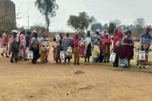 Mandela Day food drop in Benoni