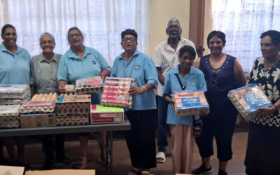 Food parcels and real ‘Easter’ eggs brought relief and hope to our poorer neighbours