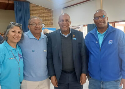 SSVP members: Rene van Rensburg, Achmat Satardien, Vincent Williams and Winston Fortuin